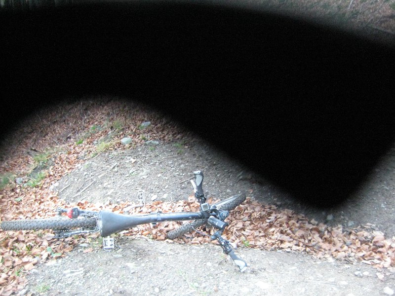 Mein umgest&uuml;rztes Fahrrad...