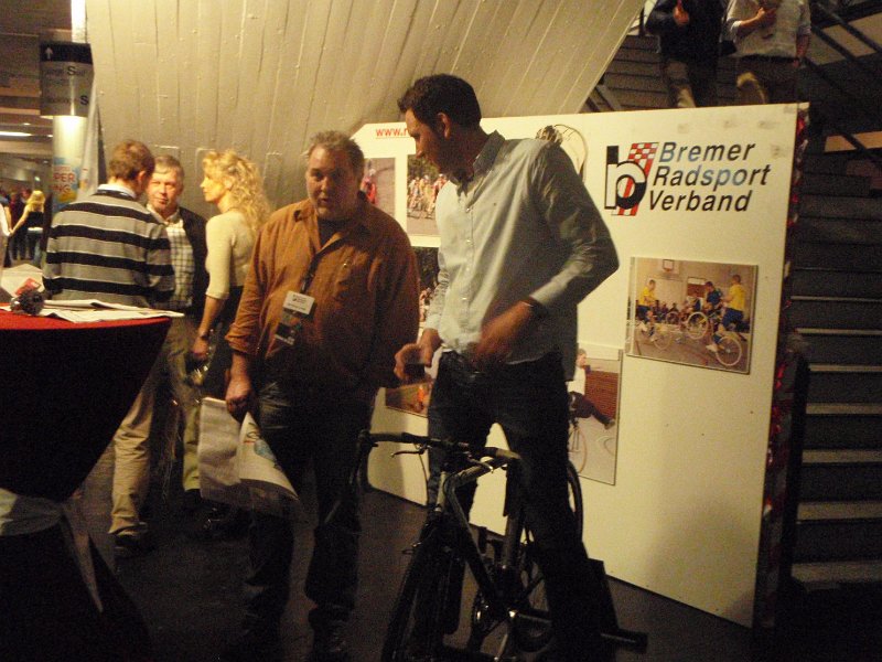 Der Stand des Bremer Radsportverbandes.