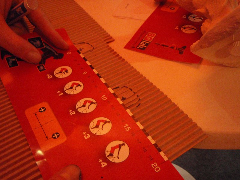 Die Abdr�cke meiner Beknknochen...
