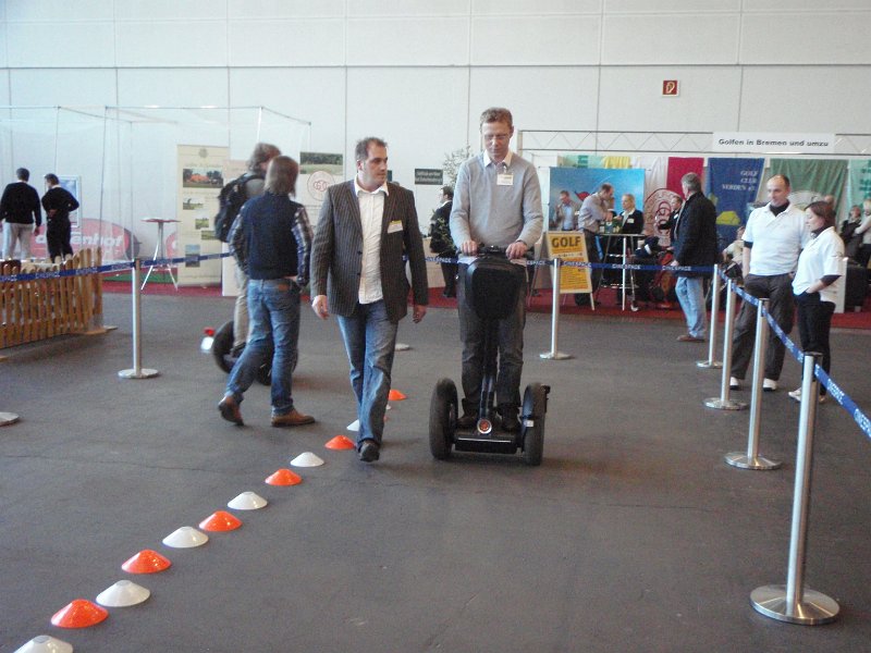 mad.mat auf dem Segway...