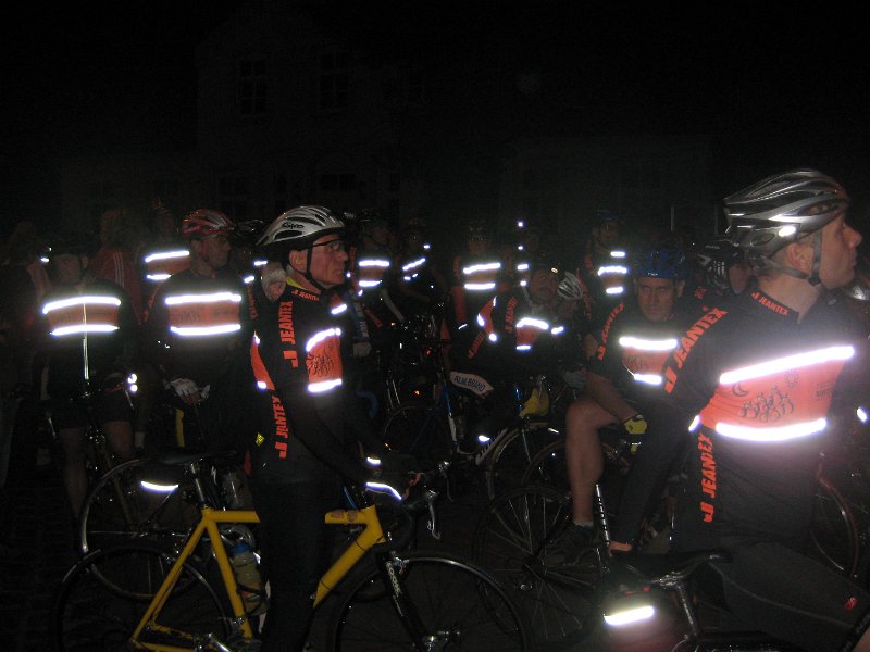 Warten auf den Start.