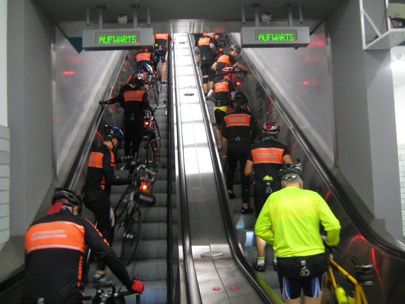 Austieg aus dem Tunnel.